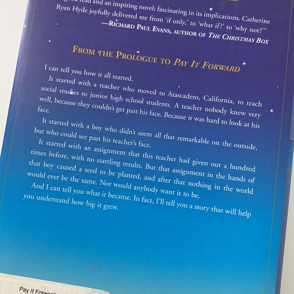 Pay It Forward (Hardbound Book) - Picture 4 of 6